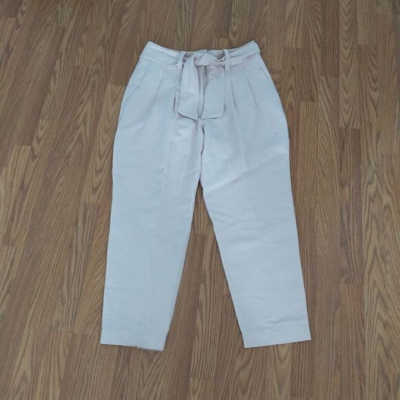 Joie Jun Cotton Linen Paper Bag Pants 10 EUC - Picture 2 of 3